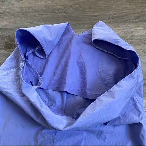 Everlane Cotton Poplin Slip Dress V Neck Size 10 Blue - Picture 6 of 9